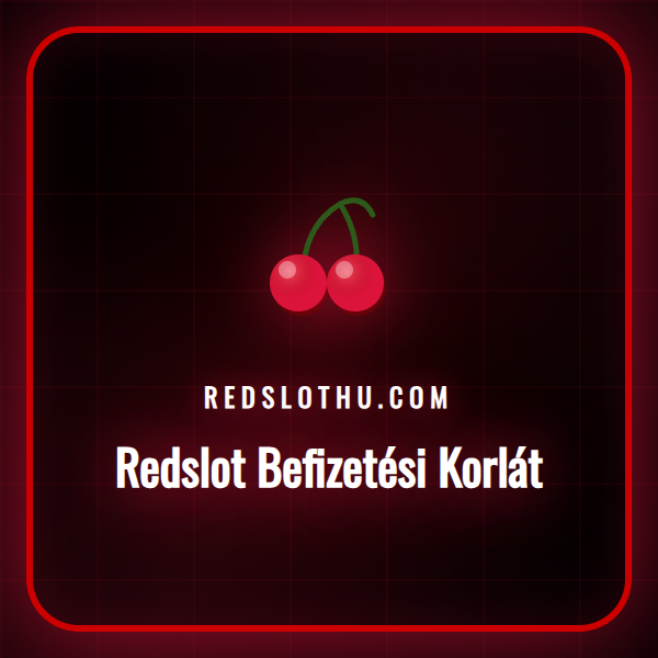 Egy felhasználó a Redslot felületén állítja be a befizetési korlátokat a felelősségteljes szerencsejáték érdekében.