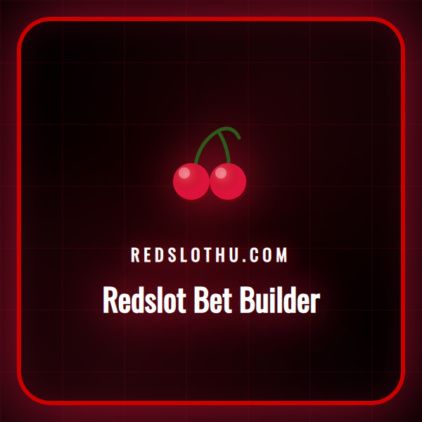 Sportfogadó a Redslot Bet Builder funkciót használja okostelefonon.