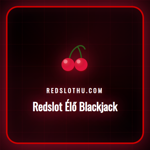 Profi Redslot osztó lapokat oszt egy elegáns élő blackjack asztalnál.
