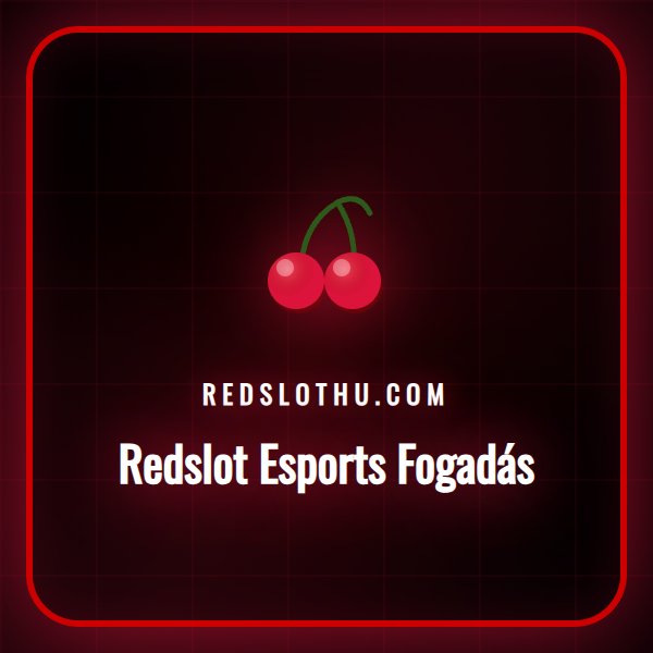 Profi e-sport játékos koncentrál egy verseny közben a Redslot logóval.