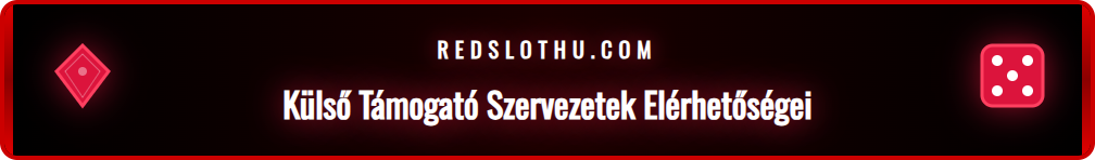 Különböző segélyszervezetek logói, mint például a GamCare és a Gambling Therapy.