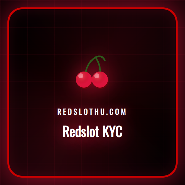 Egy felhasználó, aki a Redslot KYC folyamatot végzi laptopon, mellette a szükséges személyes dokumentumok.