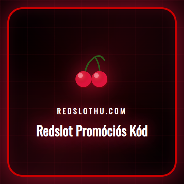 Egy játékos egy okostelefonon aktiválja a Redslot promóciós kódot a kaszinó felületén.