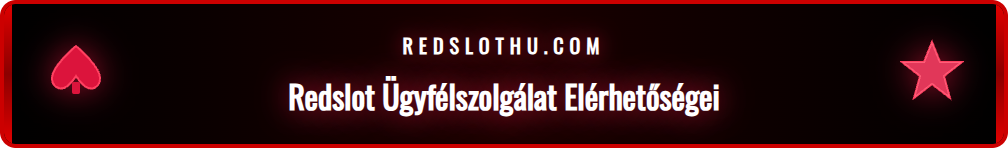 A Redslot kaszinó felülete, kiemelve az élő chat és a kapcsolat ikont.