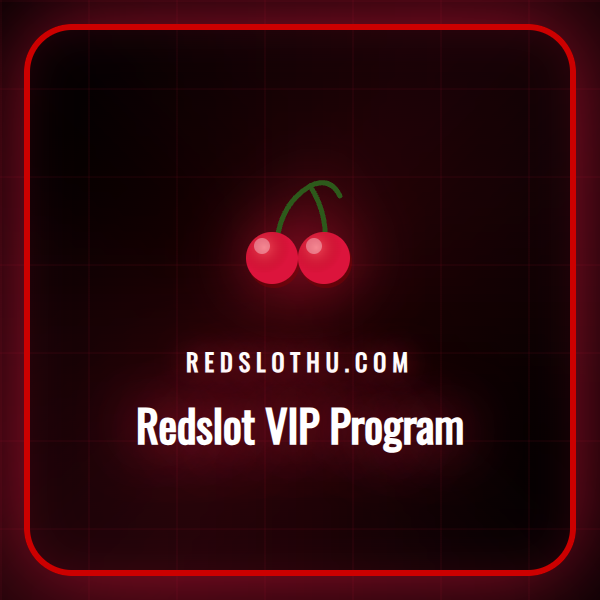 A Redslot VIP Program exkluzív előnyeit bemutató elegáns kollázs.